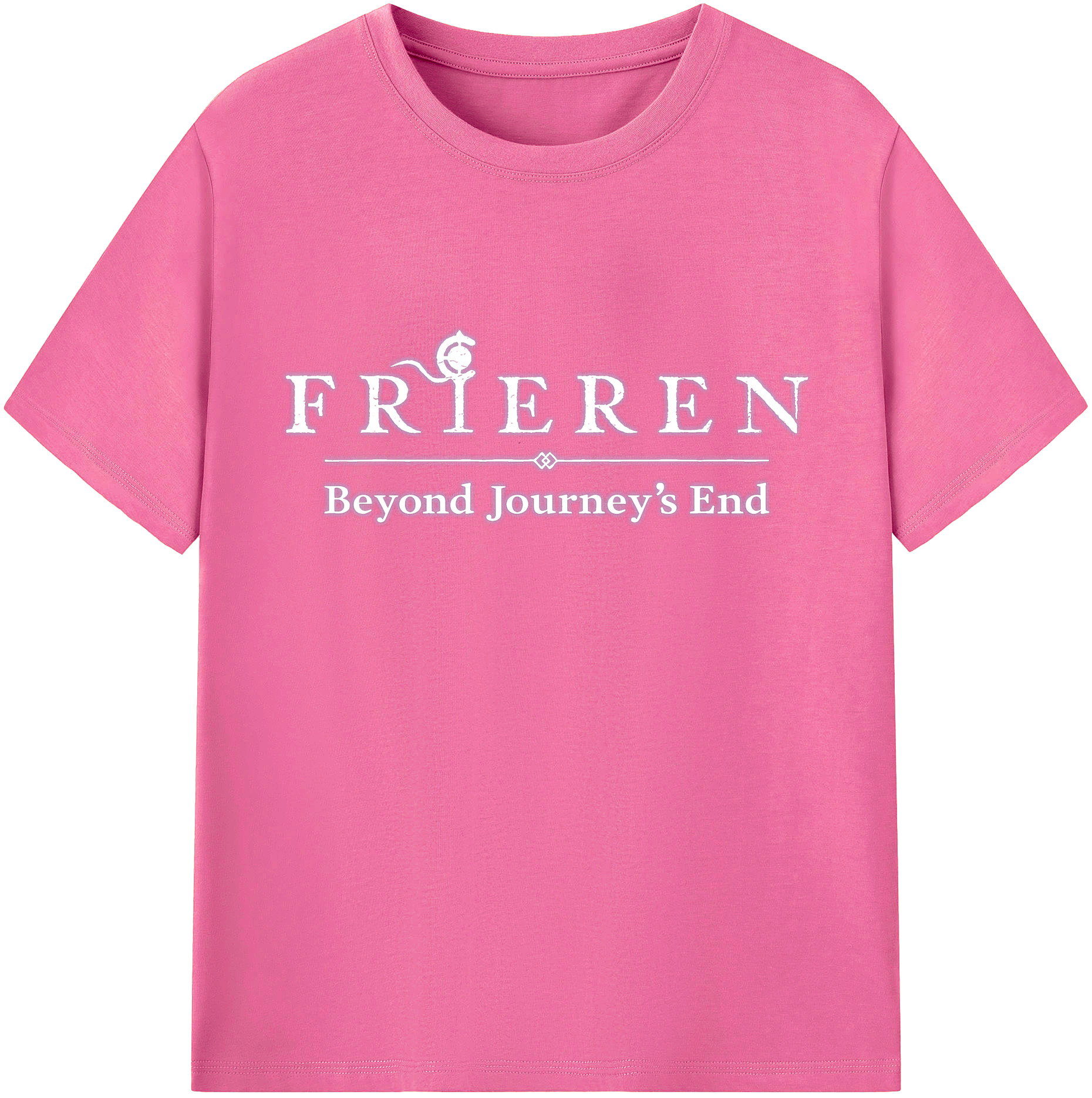 （画像用） 葬送のフリーレン Frieren レディースカジュアルプリントTシャツ（綿100％）